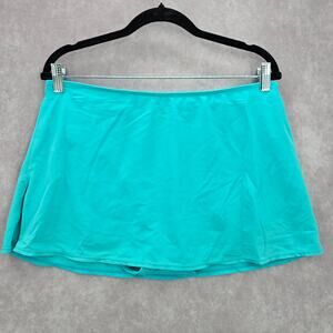 Kim Rogers Blue Mini Skort Skirt Shorts Swimwear XL
